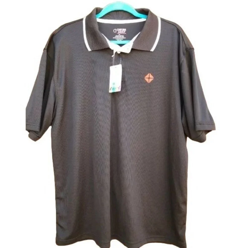 Uniform Group Texico Brand Golf Shirt Polo Black Shirt Size XL - Picture 1 of 8
